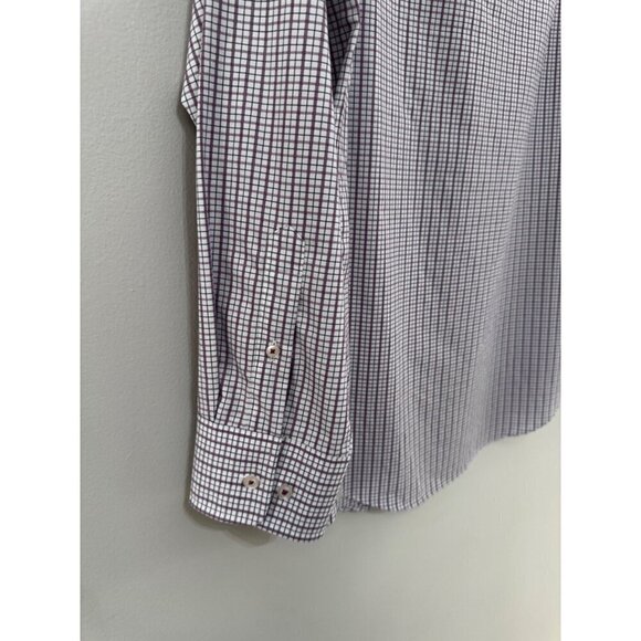 David Donahue button up long sleeve dress shirt size 15.5 32/33 - Picture 3 of 5